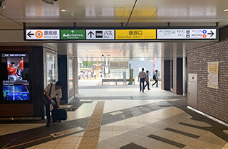 JR新橋駅からの道順2