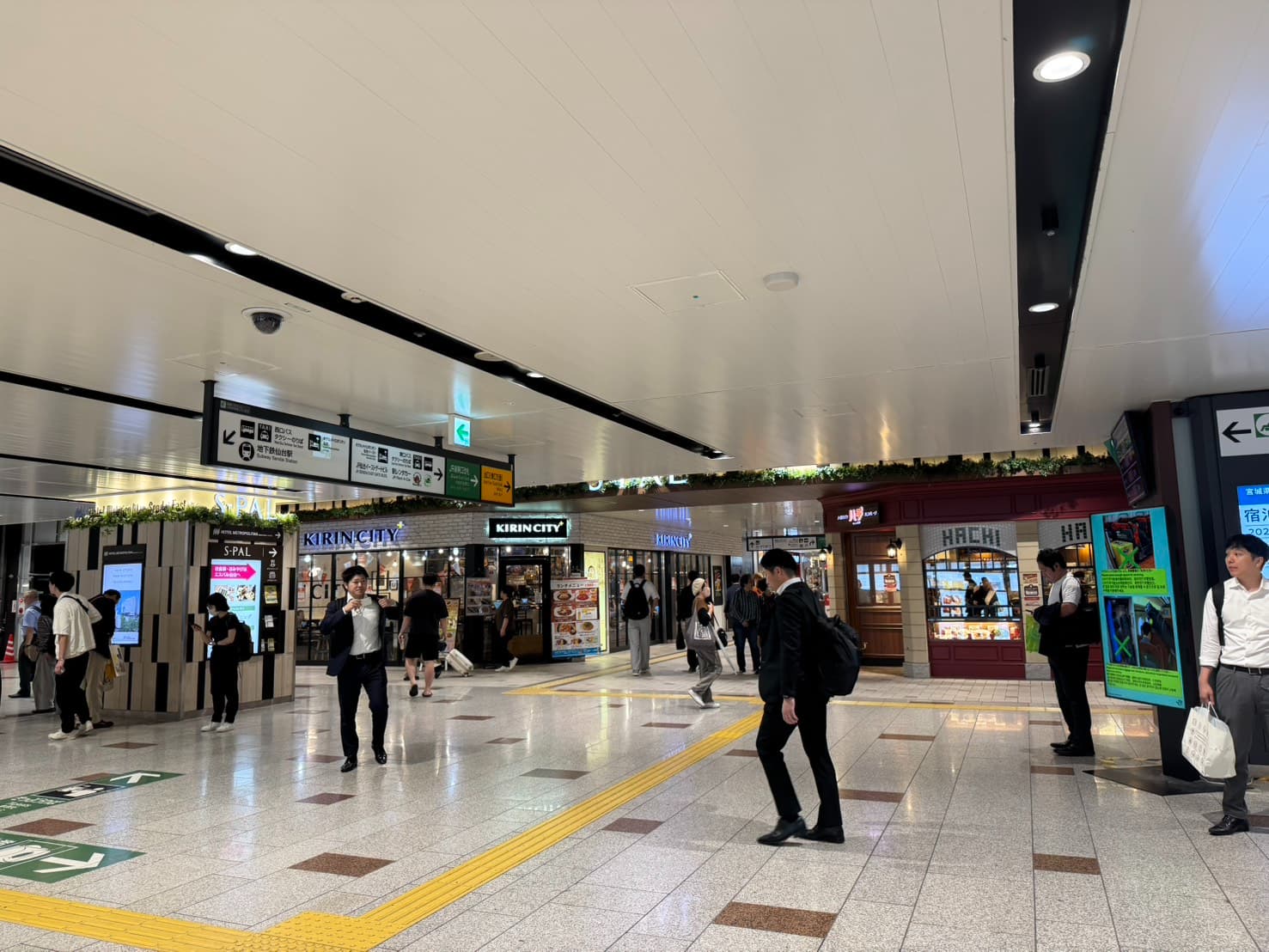 JR仙台駅新幹線南口改札からの道順2