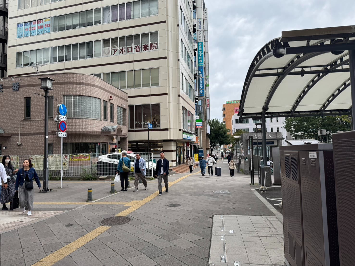 JR仙台駅東口改札からの道順5