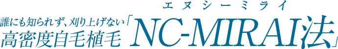 NC-MIRAI法