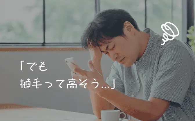 「でも植毛って高そう…」